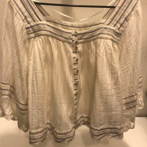 Free People peasant top.